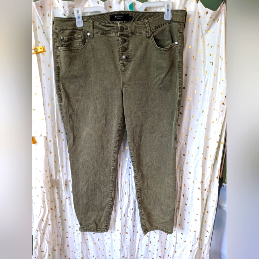 Torrid Olive Green Jeans